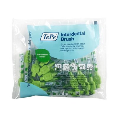 TEPE Brossettes Interdentaires Originales &eacute;co-responsables 0.8mm x20 vert 
