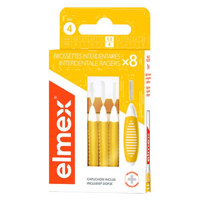 ELMEX Brossettes Interdentaires Taille 4  - La Boite De 8 Brossettes