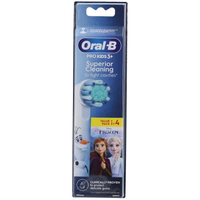ORAL B Brossettes Oral-B Pro Kids Disney La reine des neiges - 4 unit&eacute;s