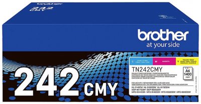 BROTHER  242 Multipack Cyan / Magenta / Jaune Original TN-242CMY
