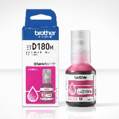 BROTHER  BTD180M Bouteille d'encre originale - Couleur : Magenta (Rose)