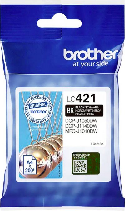 BROTHER  Cartouche Encre Lc421bk One Size Black