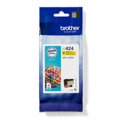 BROTHER  Cartouche Encre Lc424y One Size Yellow