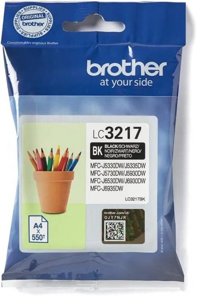 BROTHER  Cartouche LC-3217BK - Noir