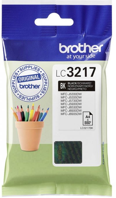 BROTHER  Cartouche LC-3217BK - Noir
