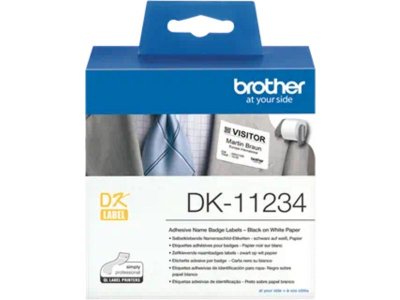 Brother Etiquettes Noir sur blanc Original DK-11234