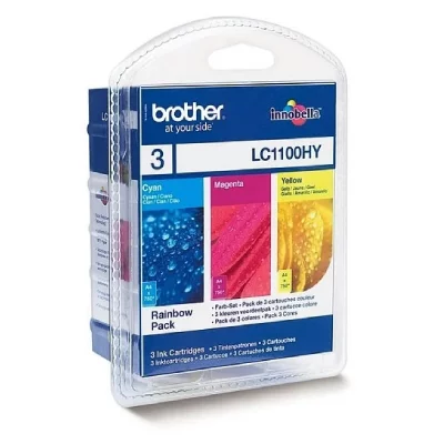 BROTHER  Ink Cartouche D&acute;encre Lc-1100hyrbwbp Xl Multipack