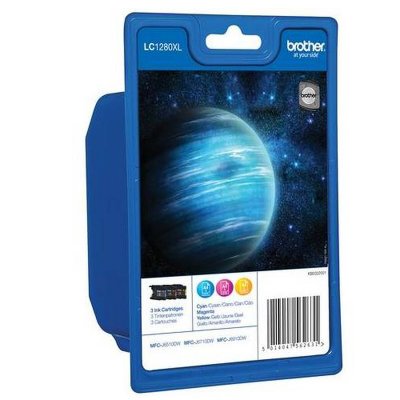 BROTHER  Lc-1280 Pack 3 Cart Hc Blist