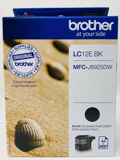 BROTHER  LC-12EBK Cartouche d'encre Noir