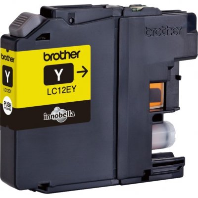 BROTHER  LC-12EY Cartouche d'encre Jaune