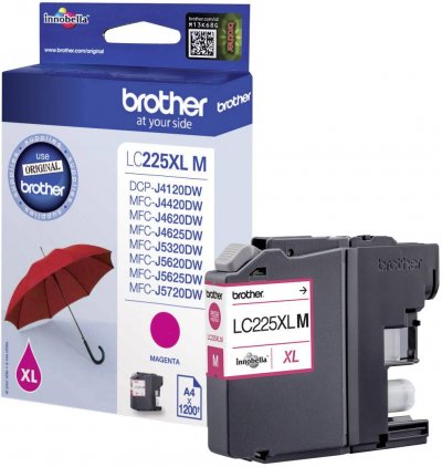 BROTHER  Lc-225XLM Ink Cartridge Magenda