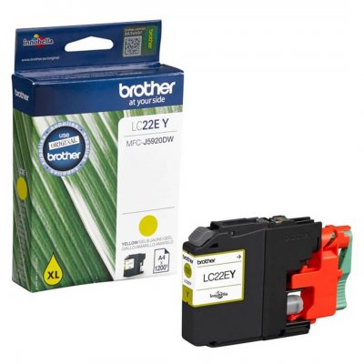 BROTHER  LC-22EY Cartouche d'encre Jaune