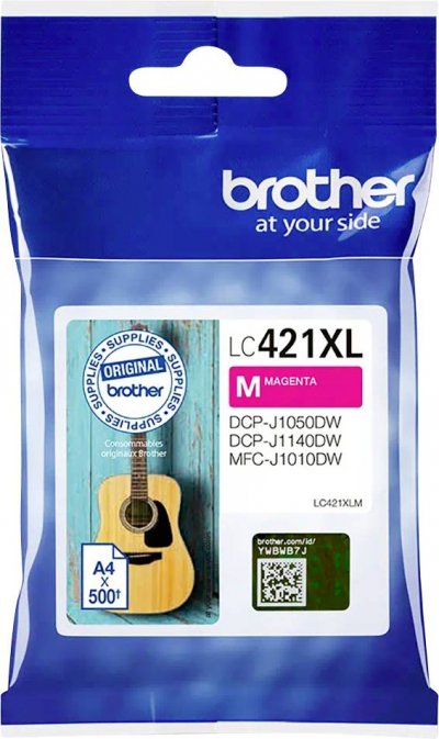 BROTHER  LC-421XLM Cartouche d'encre Magenta Original LC421XLM