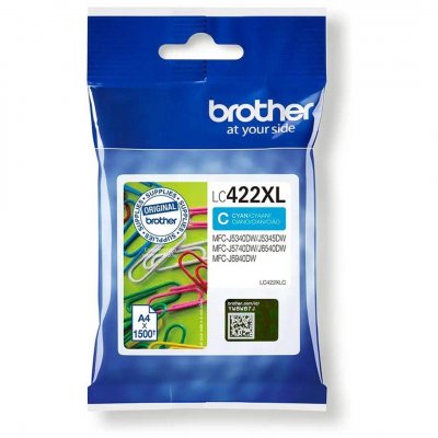 BROTHER  LC-422XLC Cartouche d'encre Cyan Original LC422XLC