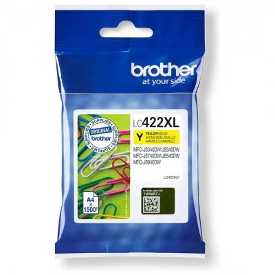 BROTHER  LC-422XLY Cartouche d'encre Jaune Original LC422XLY