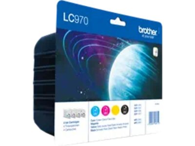 BROTHER  LC-970 PACK 4 CART BLIST