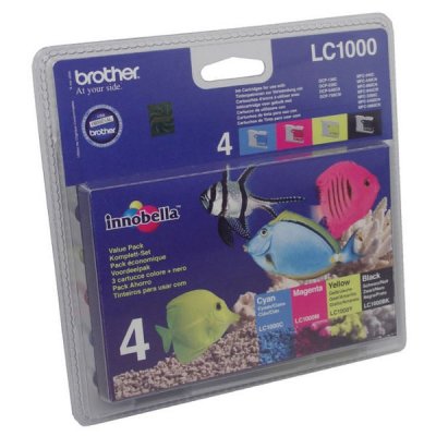 BROTHER  LC1000 Pack de 4