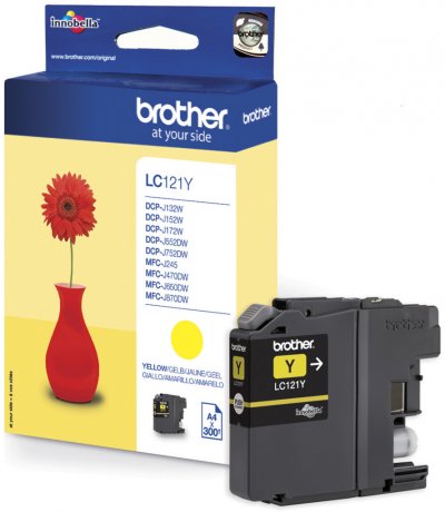 BROTHER  LC121 Cartouche d'encre Jaune
