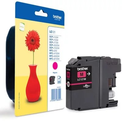 BROTHER  LC121MBP Cartouche d'encre Magenta Blister 