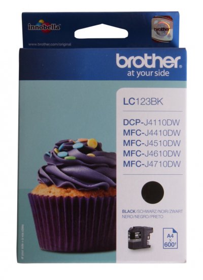BROTHER  LC123BK Noir