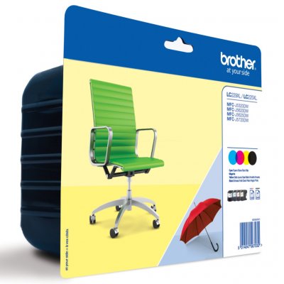 BROTHER  LC229XL Noir + 3 couleurs