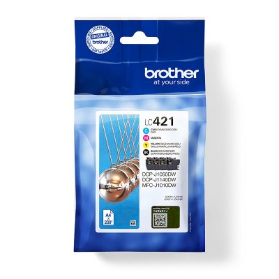 BROTHER  Lc421val Multipack Ink Cartridge Multicolore