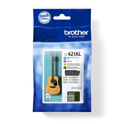BROTHER  LC421XLVAL Multipack Noir(e) / Cyan / Magenta / Jaune Original LC-421XL