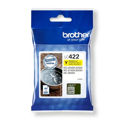 BROTHER  LC422Y - jaune - original - cartouche d'encre