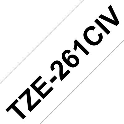 BROTHER  P-touch Tz 261civ Blanc,Noir