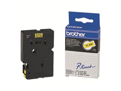 BROTHER  - ruban lamine - 1 cassette(s) - Rouleau (0,9 cm x 8 m)