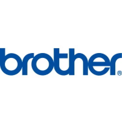 BROTHER  ruban TX-231 - noir sur fond blanc
