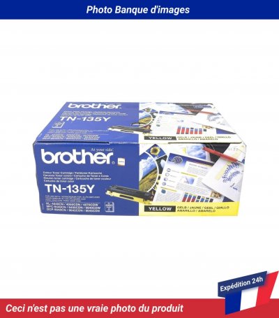 BROTHER  Tn-135Y Jaune 4000 pages &agrave; 5
