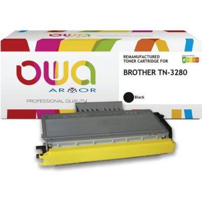 OWA Brother Tn-3280 Toner Remanufactur&eacute; Tr&egrave;s Haute Capacit&eacute; Noir