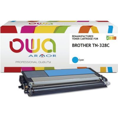 OWA Brother Tn-328c Toner Remanufactur&eacute; Haute Capacit&eacute; Cyan