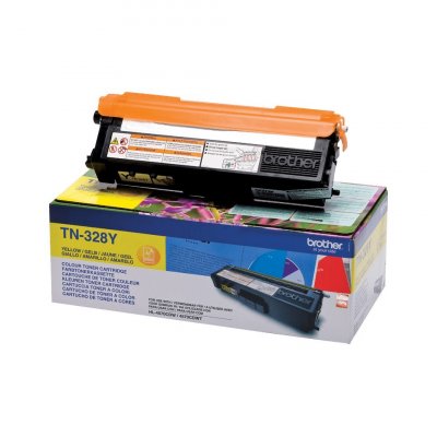 BROTHER  Tn-328Y Toner Cartridge Yellow