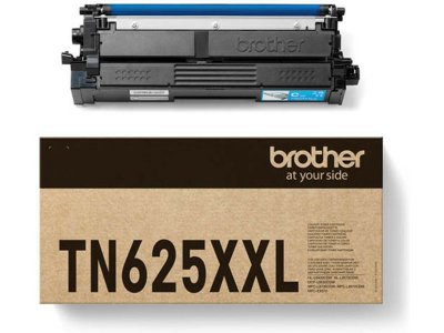 BROTHER  TN-625XXLC - Cyan - Toner - Tr&egrave;s grande capacit&eacute;