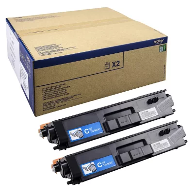 BROTHER  TN-900CTWIN Cartouche de toner Original Cyan 2 pi&egrave;ce(s)