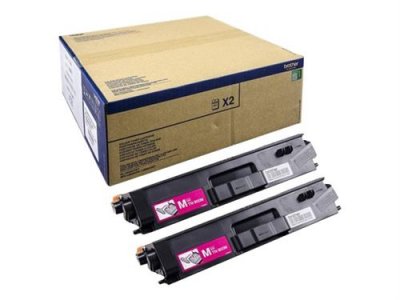 BROTHER  Tn-900mtwin Cartouche De Toner 2 Pi&egrave;ce(s) Original Magenta