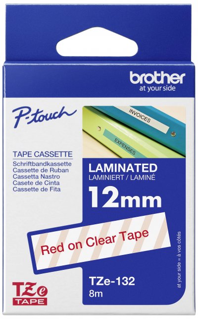 BROTHER  TZe 132 - ruban lamin&eacute; - 1 rouleau(x)