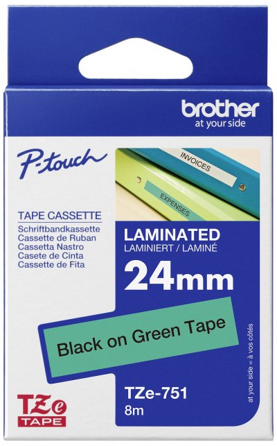 BROTHER  TZe 751 - ruban lamin&eacute; - 1 rouleau(x)