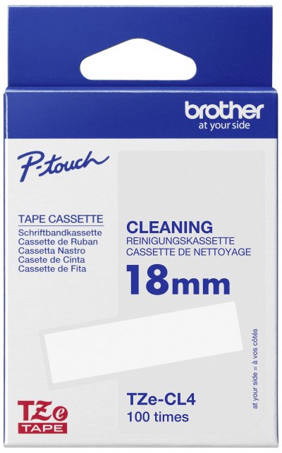 BROTHER  TZe CL4 - bande nettoyante - 1 rouleau(x)