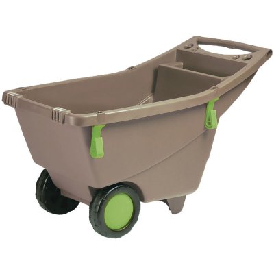 EDA Brouette de Jardin 140 L Taupe
