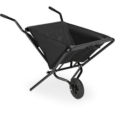 RELAXDAYS Brouette de jardin pliable en noir - 10036176-0