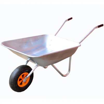FUXTEC Brouette -  FX-WB5260 - Charge 80 kg 60 L Acier Galvanis&eacute;