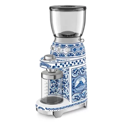SMEG Broyeur &agrave; caf&eacute; Blu Mediterraneo Dolce Gabbana -  - Bleu - Inox 
