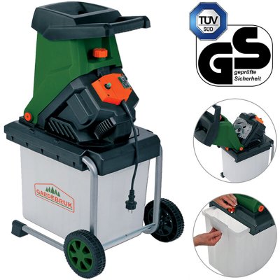 GARDEBRUK&REG; Broyeur de v&eacute;g&eacute;taux &eacute;lectrique 2500 watts 50 L