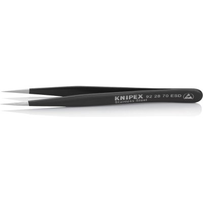 KNIPEX Brucelle de precision esd - inoxydable - 110mm (92 28 70 esd) - 