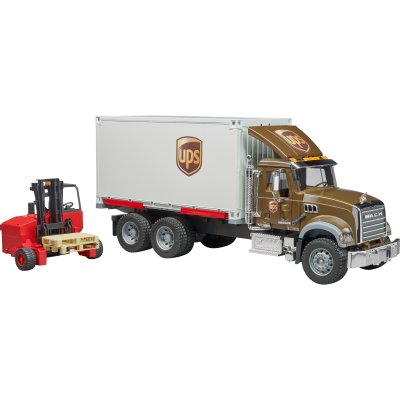 BRUDER  2828 Mack UPS avec chariot &eacute;l&eacute;vateur