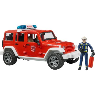 BRUDER  Jeep Wrangler Unlimited Rubicon Fire Department with Fireman