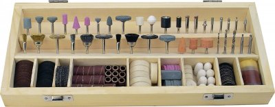BRUDER MANNESMANN Br&uuml;der Mannesmann Kit d'accessoires de mini meuleuse 200 pi&egrave;ces
